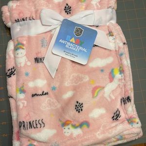 Plush baby blanket 30 x 40